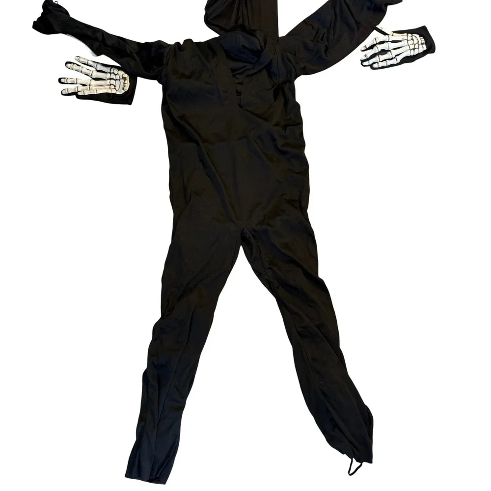 Spirit Halloween Glow In The Dark Skelebones Costume Child Medium 8-10 Skeleton - Picture 7 of 7